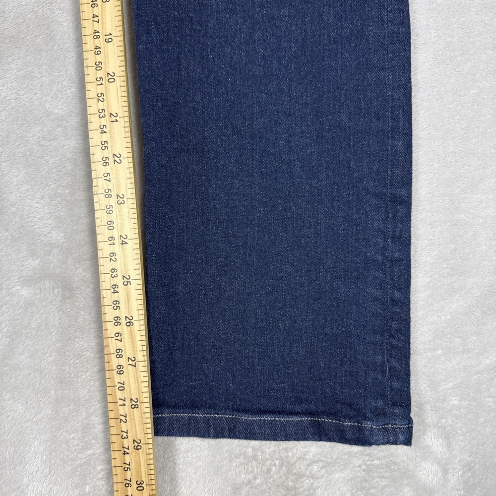 Mack Weldon Jeans Mens 36x32 (Fits 34x29) Silver Denim Indigo Selvedge Dark - Picture 11 of 12